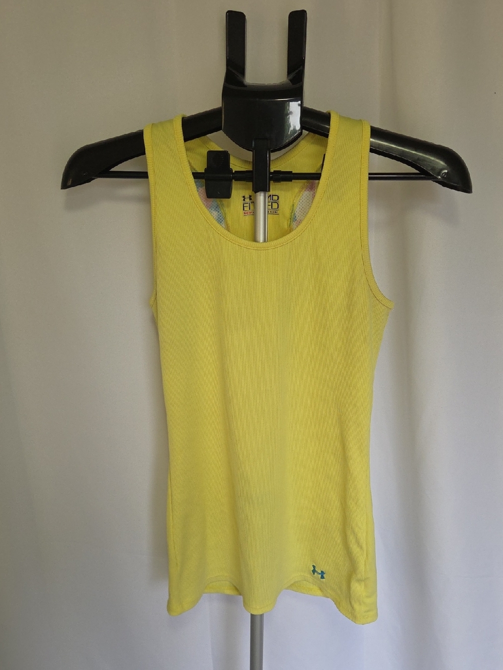 Under Armour Bright Yellow Ribbed Women's Tank Top
